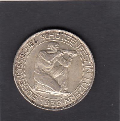 Beschrijving: 5 Francs SHOOTING LUZERNE